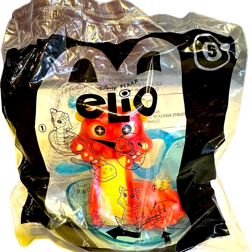 DISNEY PIXAR ELIO MCDONALDS HAPPY MEAL TOY ACTION FIGURE MOVIE ANIMATED SEALED 5
